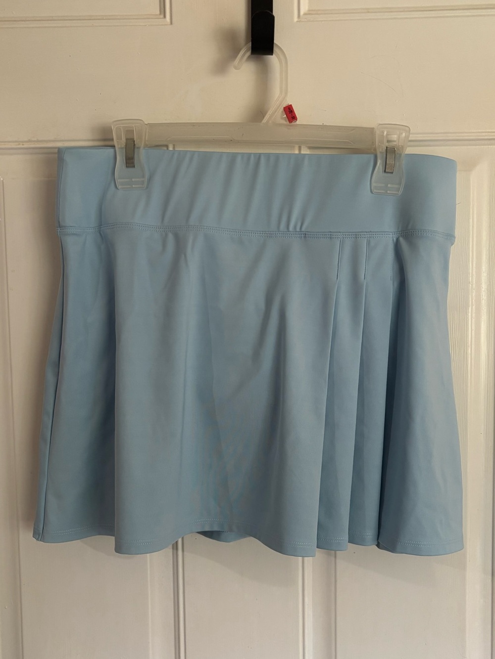 Large Tommy Bahama Light Blue Golf & Tennis Side Pleated Pull-On Skort.  IN EUC!